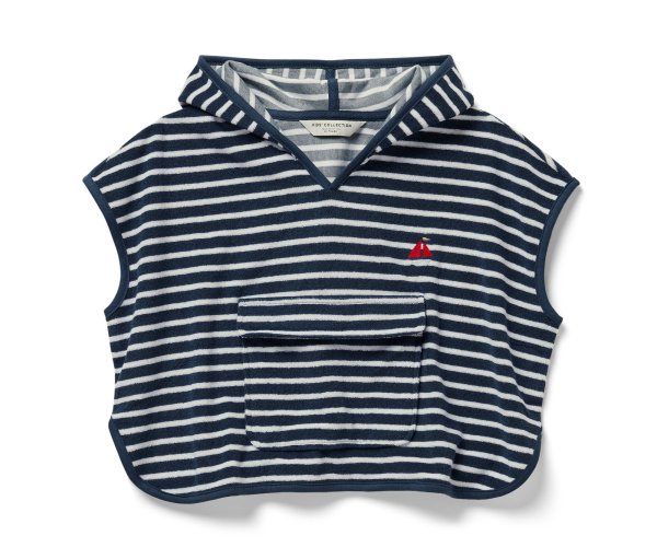 Tchibo - Frottierponcho - Herren - Gr. 122/128 - weiß