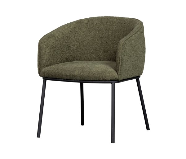 Tchibo - Woood Stuhl »Leon« - 61x63x77cm - grün - Polyester / Metall