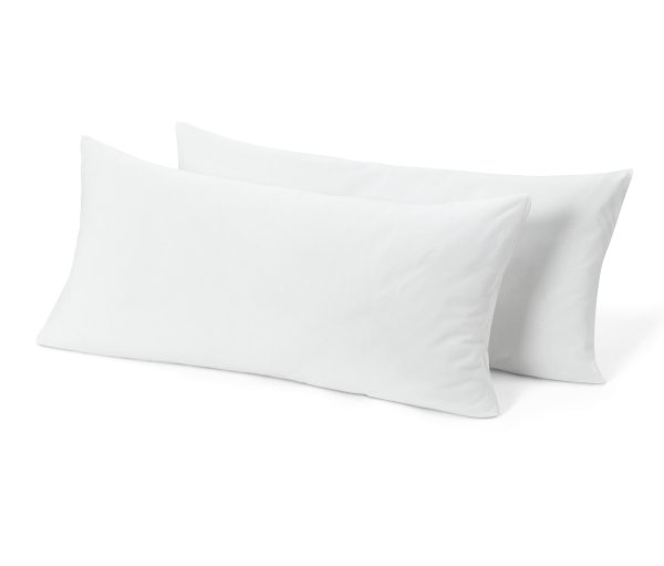 Tchibo - 2 Jersey-Kopfkissenbezüge - weiß