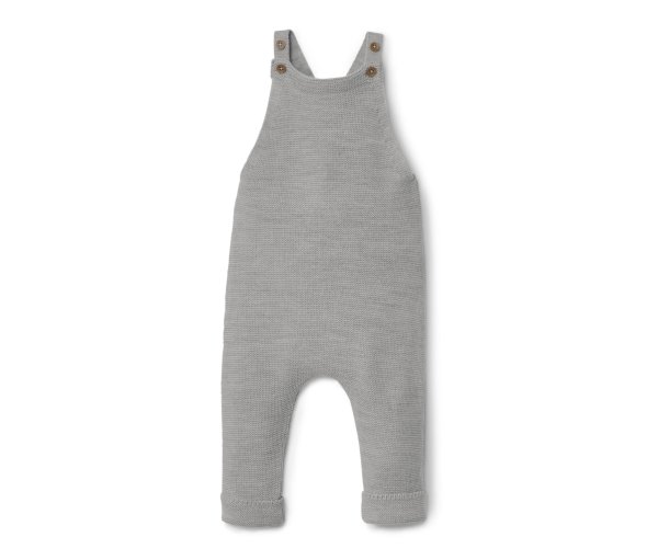 Tchibo - Baby-Merino-Latzhose - Baby - Gr. 74/80 - grau