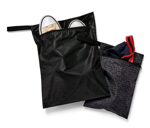 Tchibo - 2 wasserfeste Packsäcke - schwarz