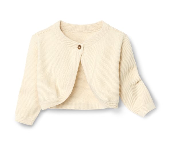 Tchibo - Baby-Strickbolero - Herren - Gr. 98/104 - beige