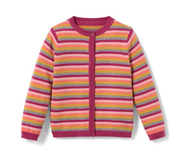 Tchibo - Kinder-Strickjacke - Mädchen - Gr. 98/104 - mehrfarbig