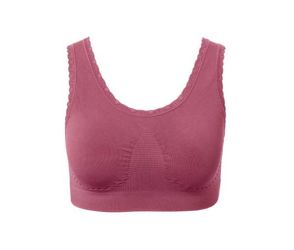 Tchibo - Seamless-Bustier - Damen - Gr. S - dunkelrosa