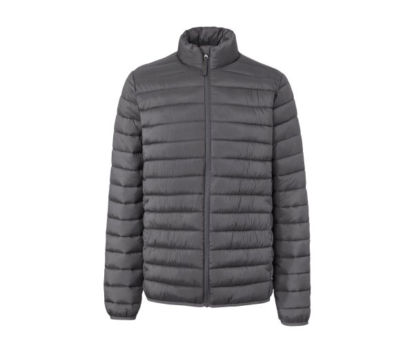 Tchibo - Verstaubare Steppjacke - Herren - Gr. S - dunkelgrau