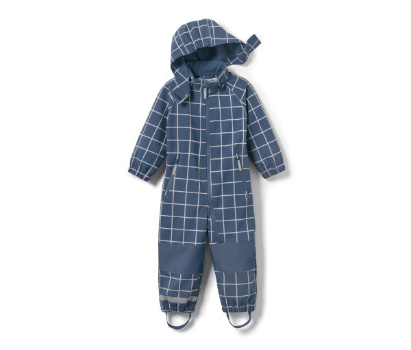 Tchibo - Kleinkind-Softshell-Einteiler - Herren - Gr. 110/116 - blau