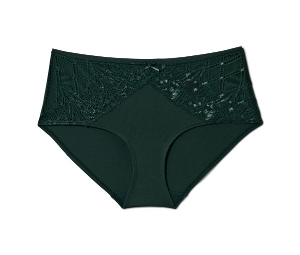 Tchibo - Midrise-Panty - Damen - Gr. XXL - dunkelgrün