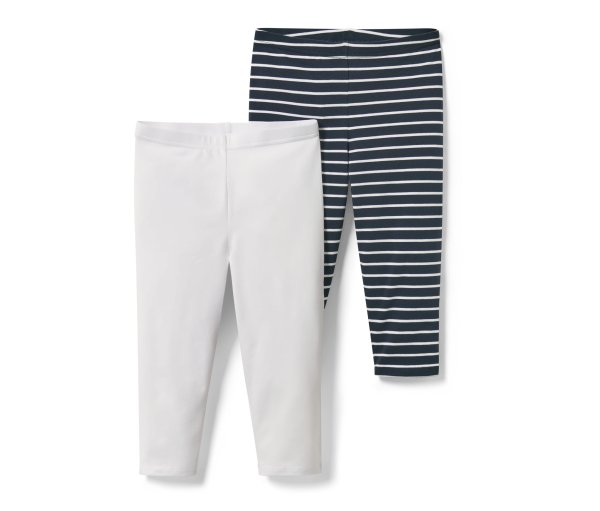 Tchibo - 2 Kinder-3/4-Leggings - Gr. 158/164 - dunkelblau