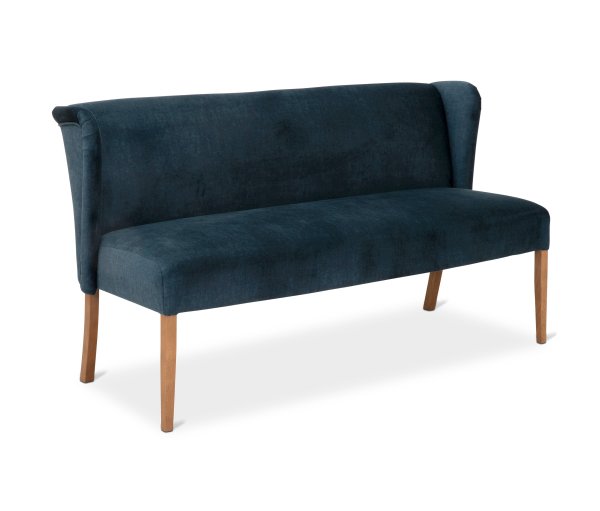 Tchibo - Polsterbank »Hendrick« - 164x64x88cm - dunkelblau - Polyester / Buchenholz