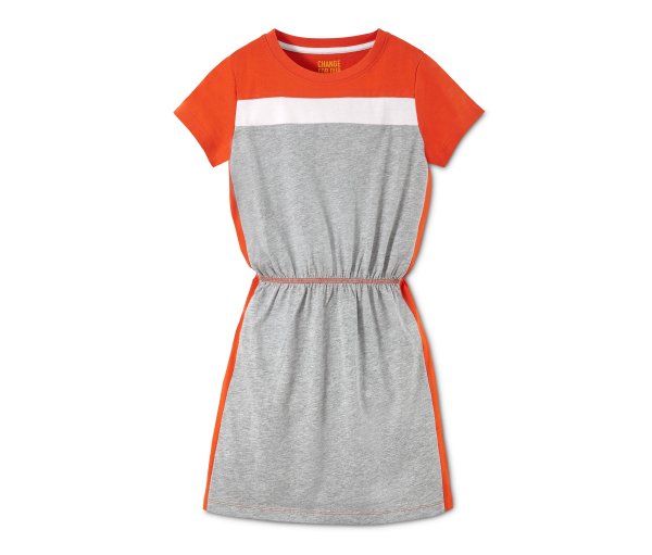 Tchibo - Jerseykleid - Mädchen - Gr. 158/164 - orange