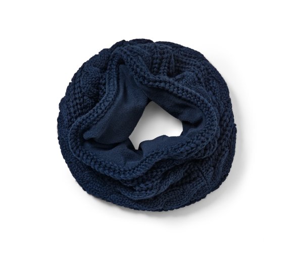 Tchibo - Strickschlauchschal - dunkelblau