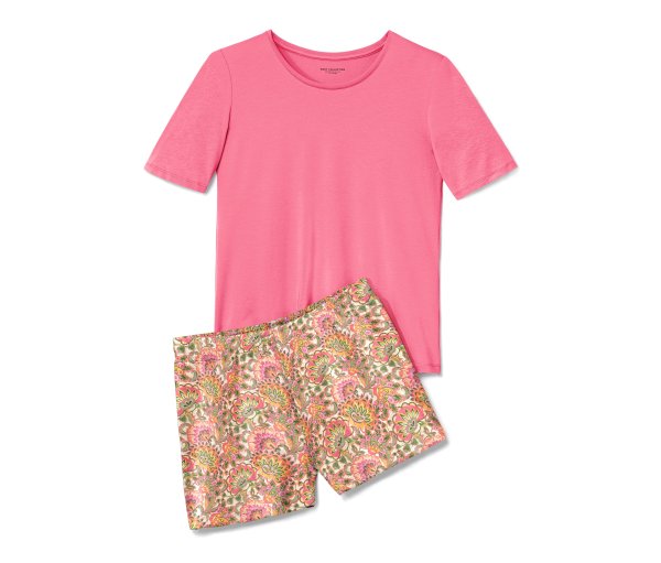 Tchibo - Shorty-Pyjama - Damen - Gr. M - pink