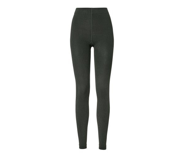 Tchibo - Gerippte Thermoleggings - Damen - Gr. M - khaki