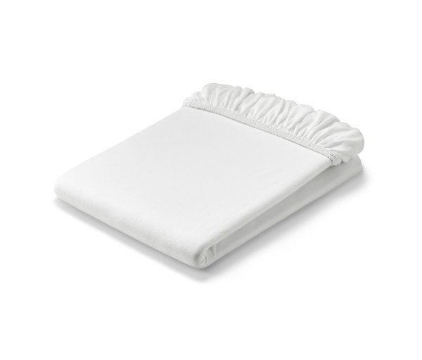 Tchibo - Jersey-Spannbettlaken - offwhite