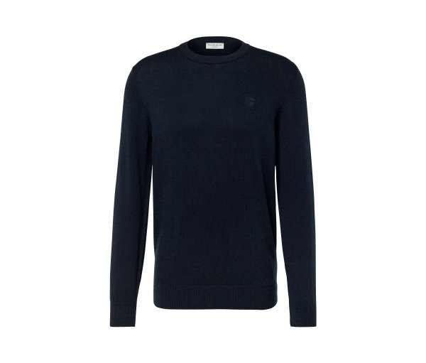 Tchibo - Pullover mit Rundhalsausschnitt - Herren - Gr. M - dunkelblau