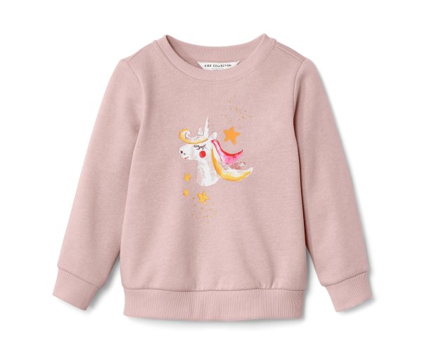 Tchibo - Kinder-Sweater - Baby - Gr. 62/68 - rosa/print