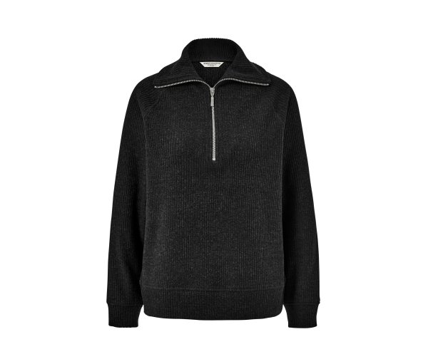 Tchibo - Sweat-Troyer - Damen - Gr. XL - schwarz