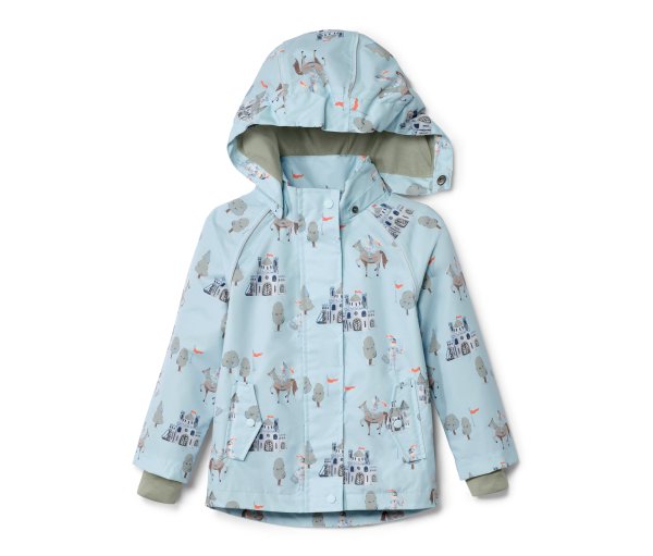 Tchibo - Kinder-Regenjacke - Jungen - Gr. 110/116 - hellblau