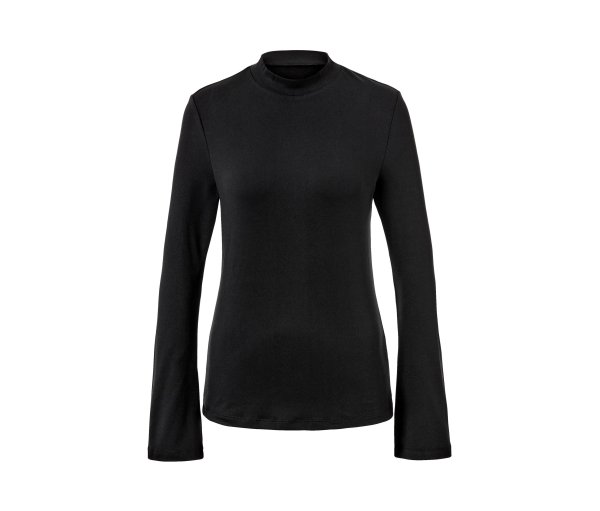 Tchibo - Langarm-Sportshirt - Damen - Gr. S - schwarz