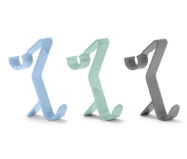 Tchibo - 3 Heizkörper-Haken - hellblau