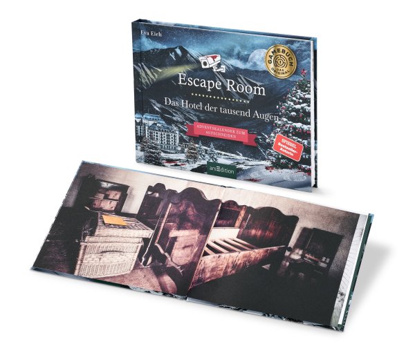 Tchibo - Escape-Room-Adventskalenderbuch »Das Hotel der tausend Augen«