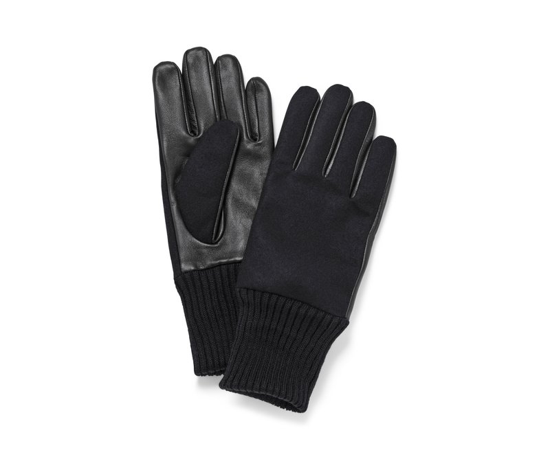 Tchibo - Lederhandschuhe - Herren - Gr. 9,5 - schwarz