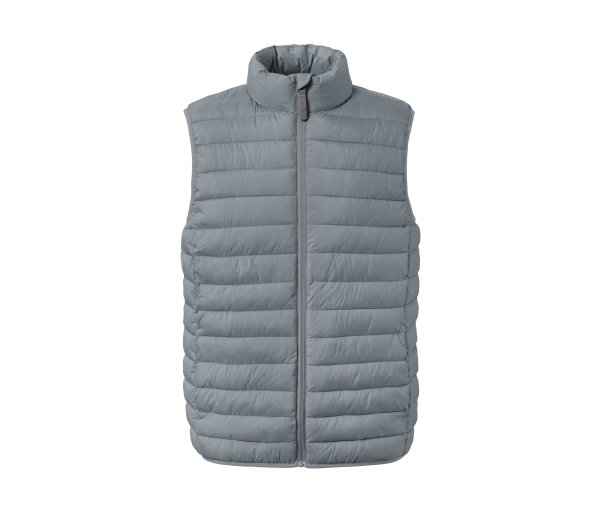 Tchibo - Verstaubare Steppweste - Herren - Gr. L - grau