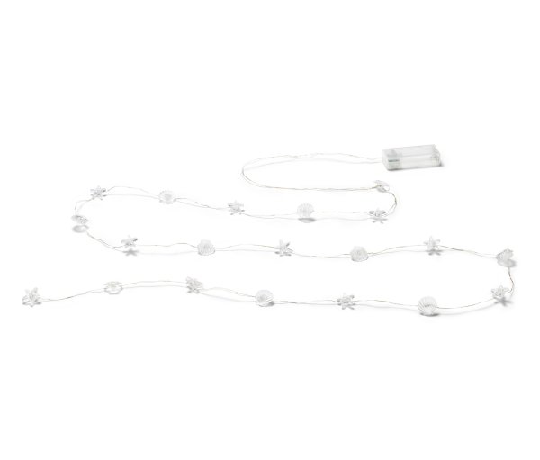 Tchibo - LED-Microlichterkette »Muschel« - silber