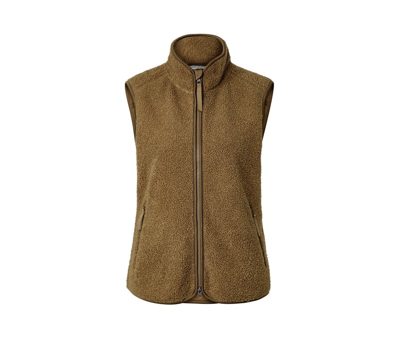 Tchibo - Teddy-Weste - Damen - Gr. M - beige