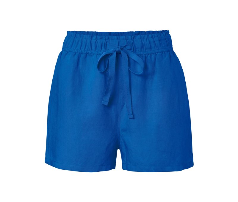 Tchibo - Leinen-Shorts - Damen - Gr. 40 - dunkelblau