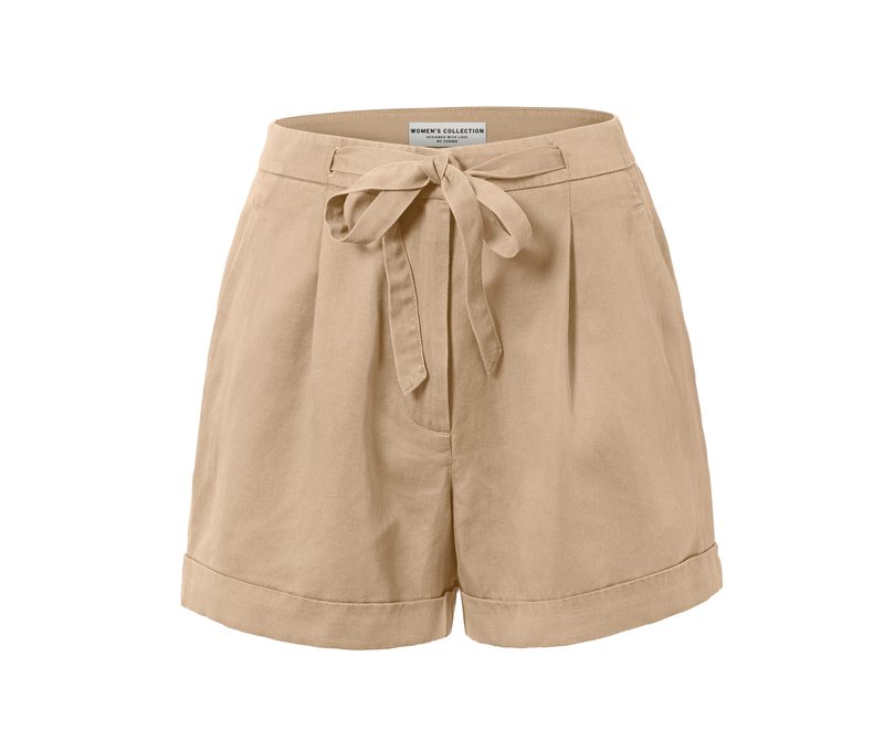 Tchibo - Shorts mit Leinenanteil - Damen - Gr. 46 - beige