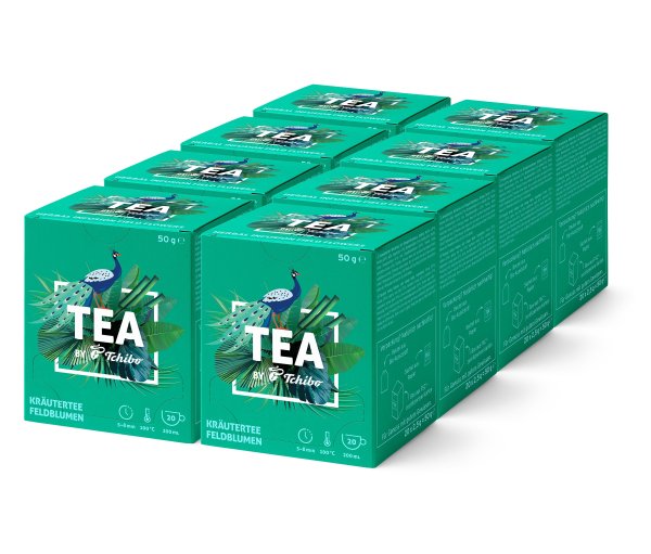 TEA by Tchibo Kräutertee Feldblumen - 8 x 20