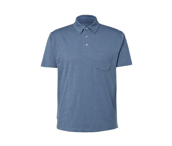 Tchibo - Jersey-Poloshirt - Herren - Gr. S - hellblau