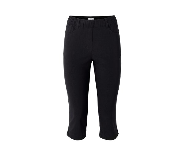Tchibo - 3/4-Bengalin-Hose - Damen - Gr. 38 - schwarz