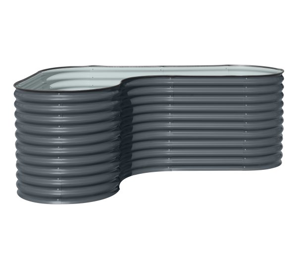 Tchibo - Hochbeet - 240x160x82cm - anthrazit - Blech