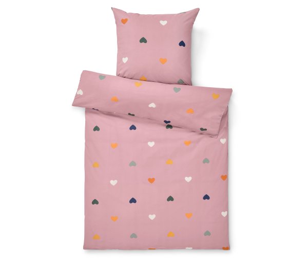 Tchibo - Kinder-Renforcé-Bettwäsche - rosa