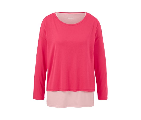 Tchibo - 2-in-1-Sportshirt - Damen - Gr. M - pink