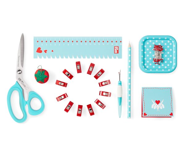 Tchibo - Prym Starter-Set Nähen »Love« - türkis