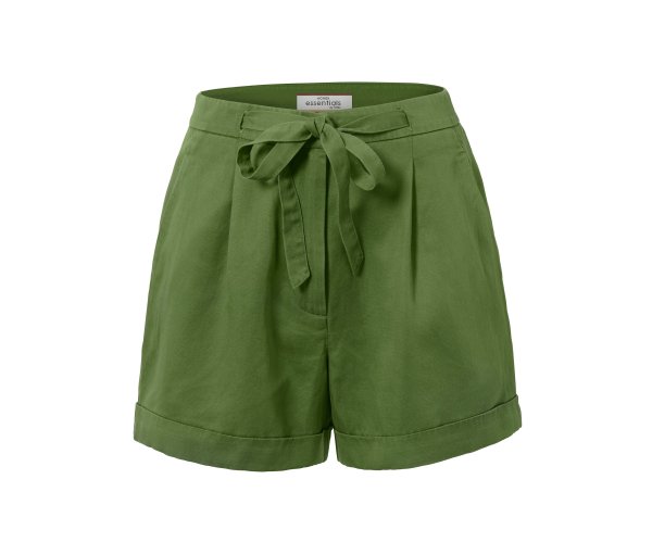 Tchibo - Shorts aus Leinenmix - Damen - Gr. 40 - grün
