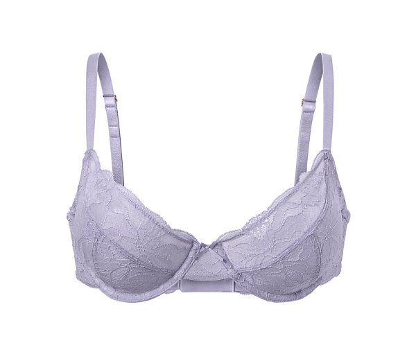 Tchibo - Bügel-BH mit Spitze - Damen - Gr. 75B - lila