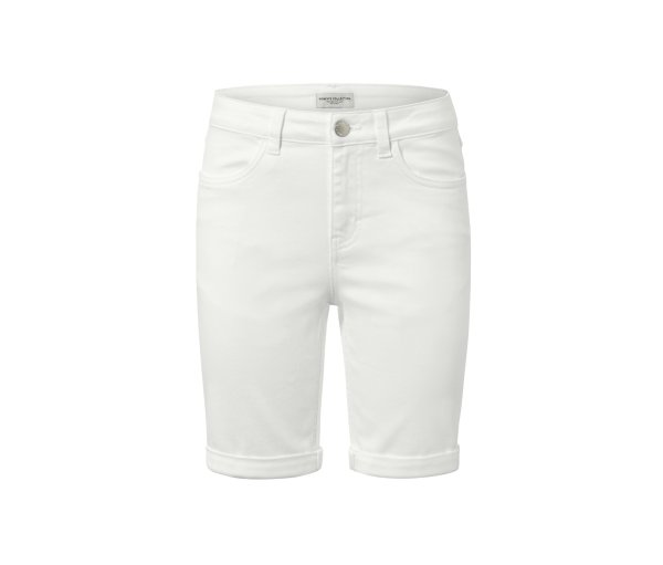 Tchibo - Bermuda Colored Jeans – Fit »Lea« - Damen - Gr. 42 - creme