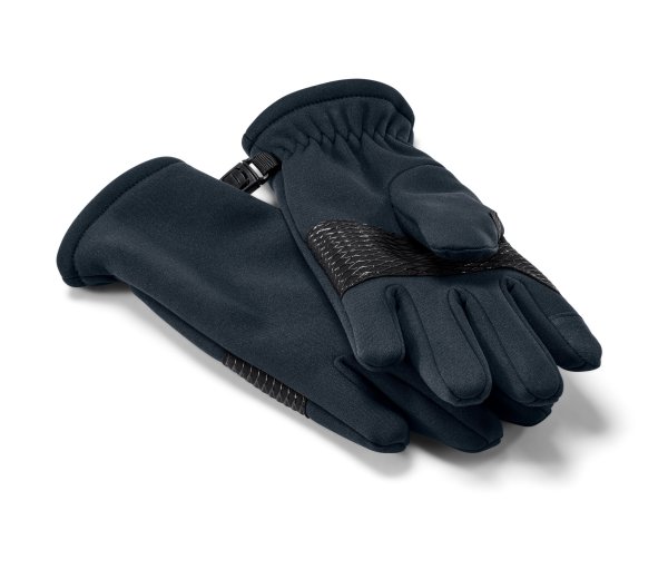 Tchibo - Kinder-Softshellhandschuhe - Herren - Gr. 146/152 - dunkelblau