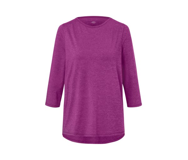 Tchibo - Funktionsshirt mit 3/4-Ärmel - Damen - Gr. XS - dunkelrosa