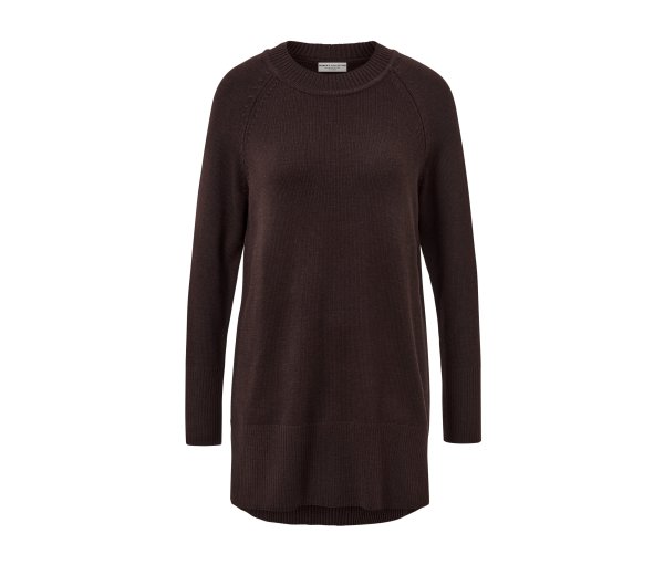 Tchibo - Langer Strickpullover - Damen - Gr. S - dunkelbraun