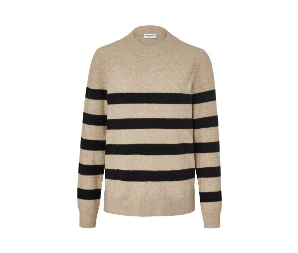 Tchibo - Gestreifter Strickpullover - Damen - Gr. S - schwarz/gestreift