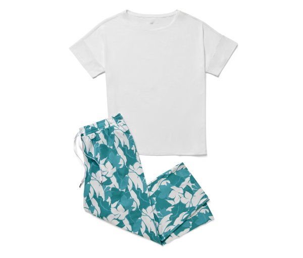 Tchibo - Pyjama-Set - Damen - Gr. XXL - weiß