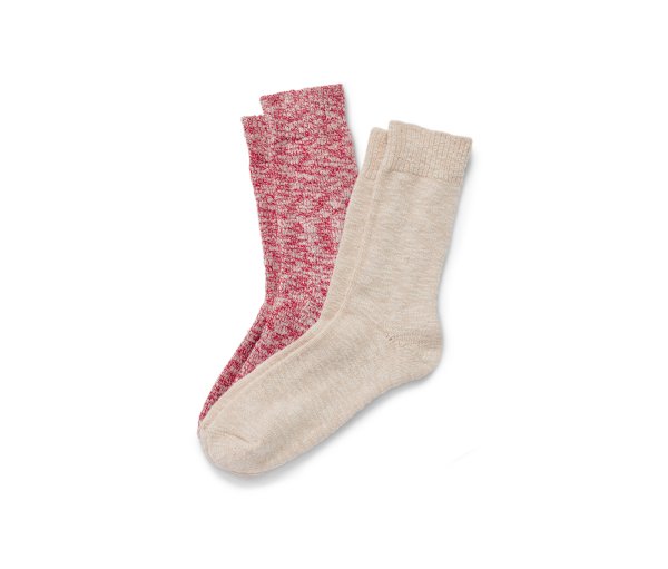Tchibo - 2 Paar Stricksocken - Damen - Gr. 35-38 - beige