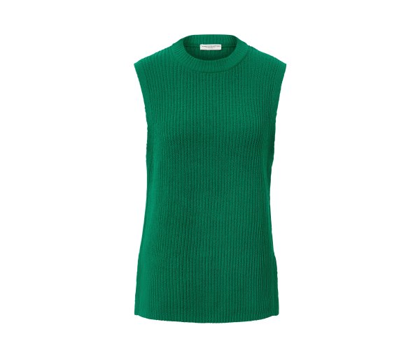 Tchibo - Grobstrick-Pullunder - Damen - Gr. L - grün