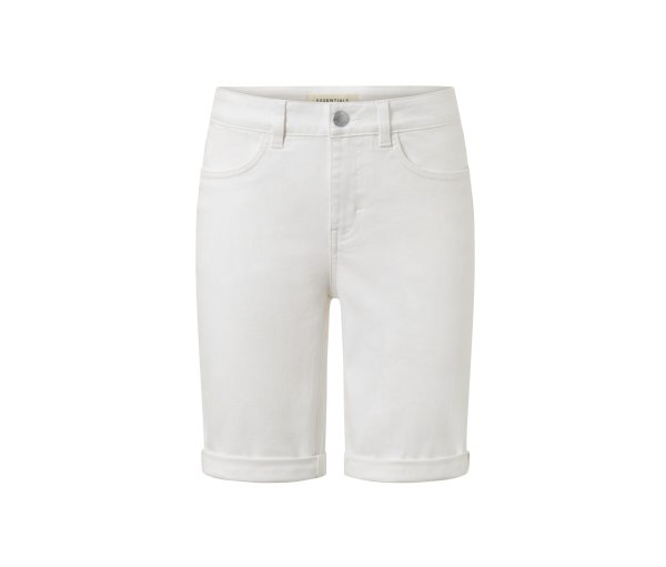 Tchibo - Denim-Shorts – Fit Lea - Damen - Gr. 38 - creme