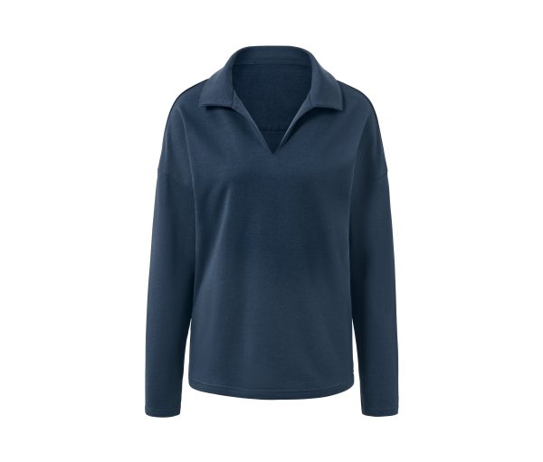 Tchibo - Lounge-Sweatshirt - Damen - Gr. L - dunkelblau
